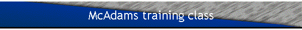 McAdams training class